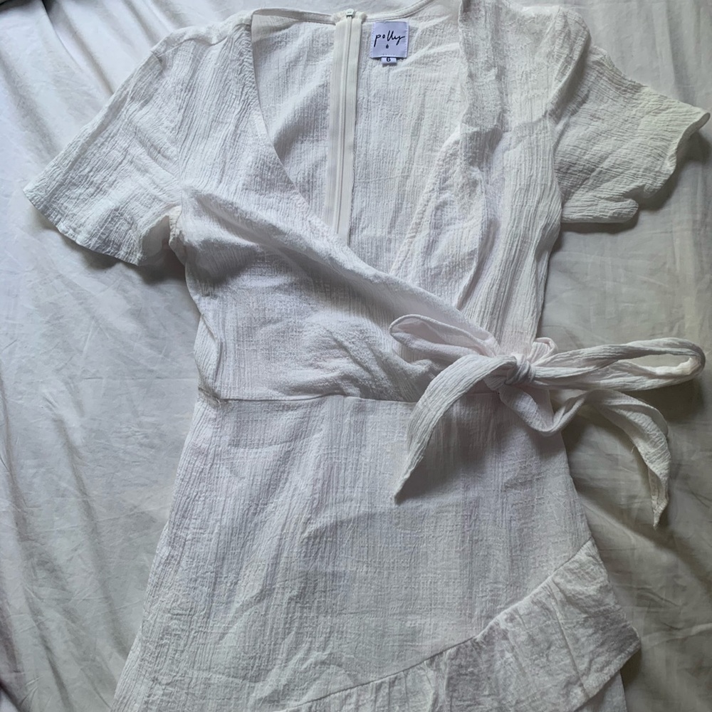 Princess Polly White Company for One Wrap Dress